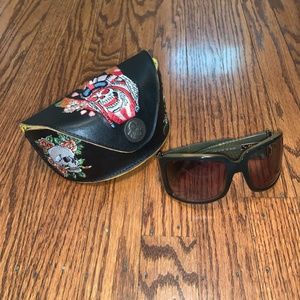 Ed Hardy Sunglasses And Case